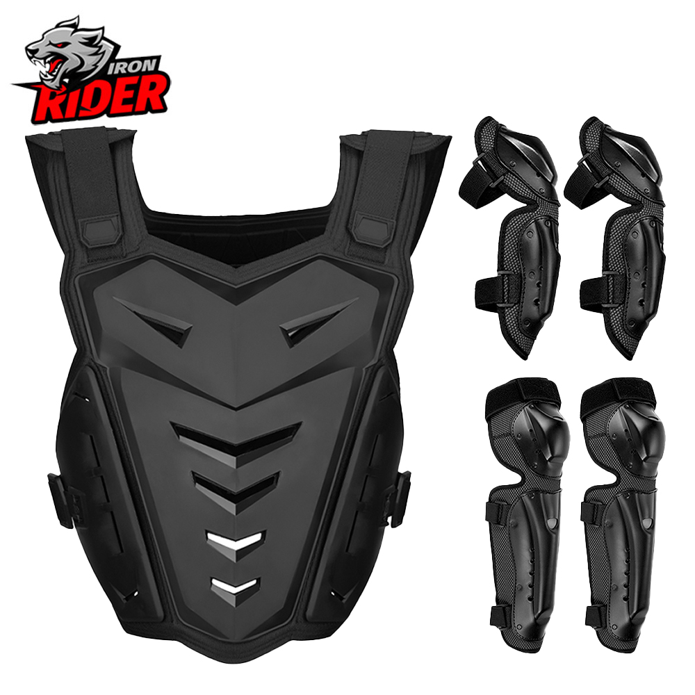 Motorcycle Gear Vest - Kurtka motocyklowa z ochraniaczami na motocross,