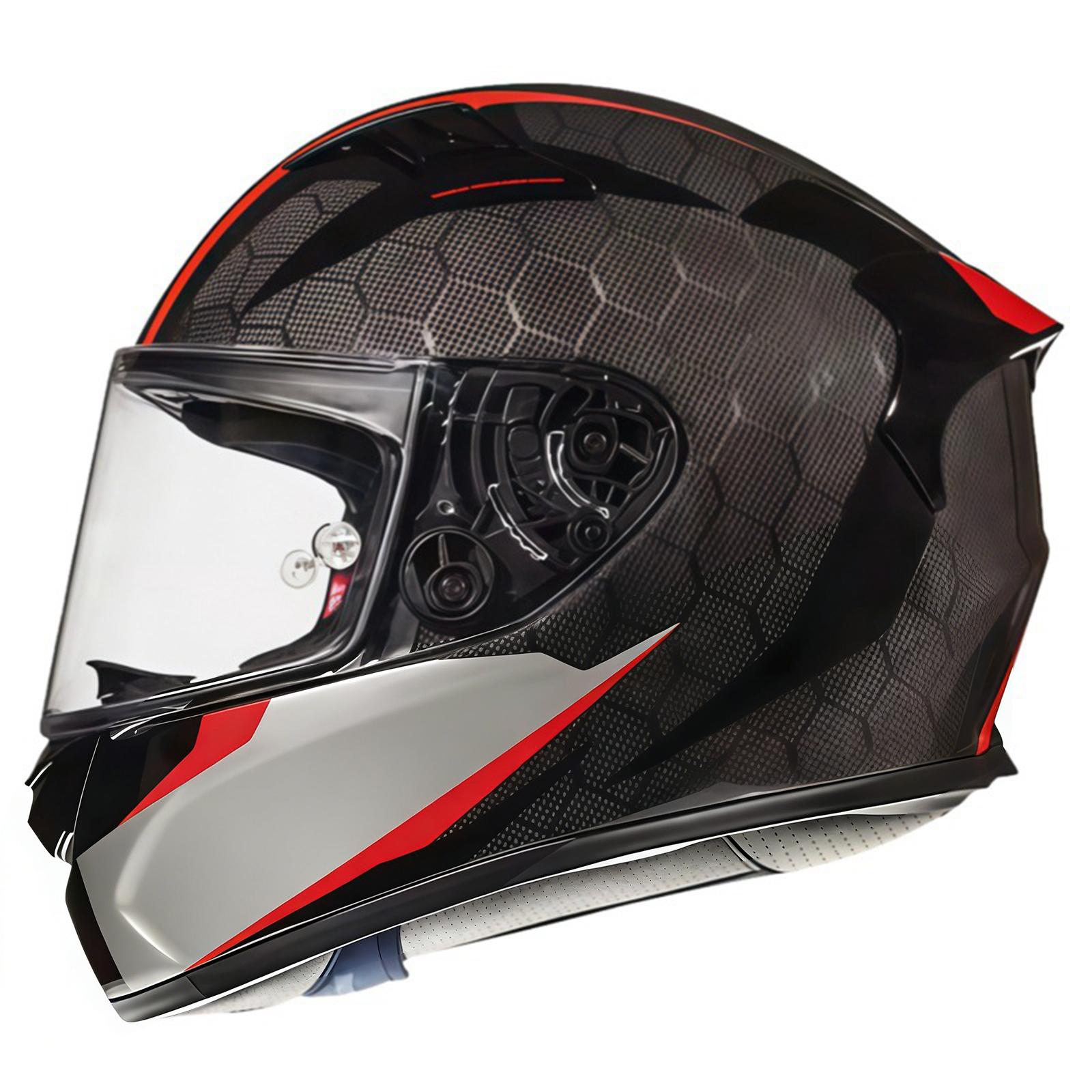 Motorcycle Gear Pattern - Uniwersalny zestaw mocowania wizjera do kasku