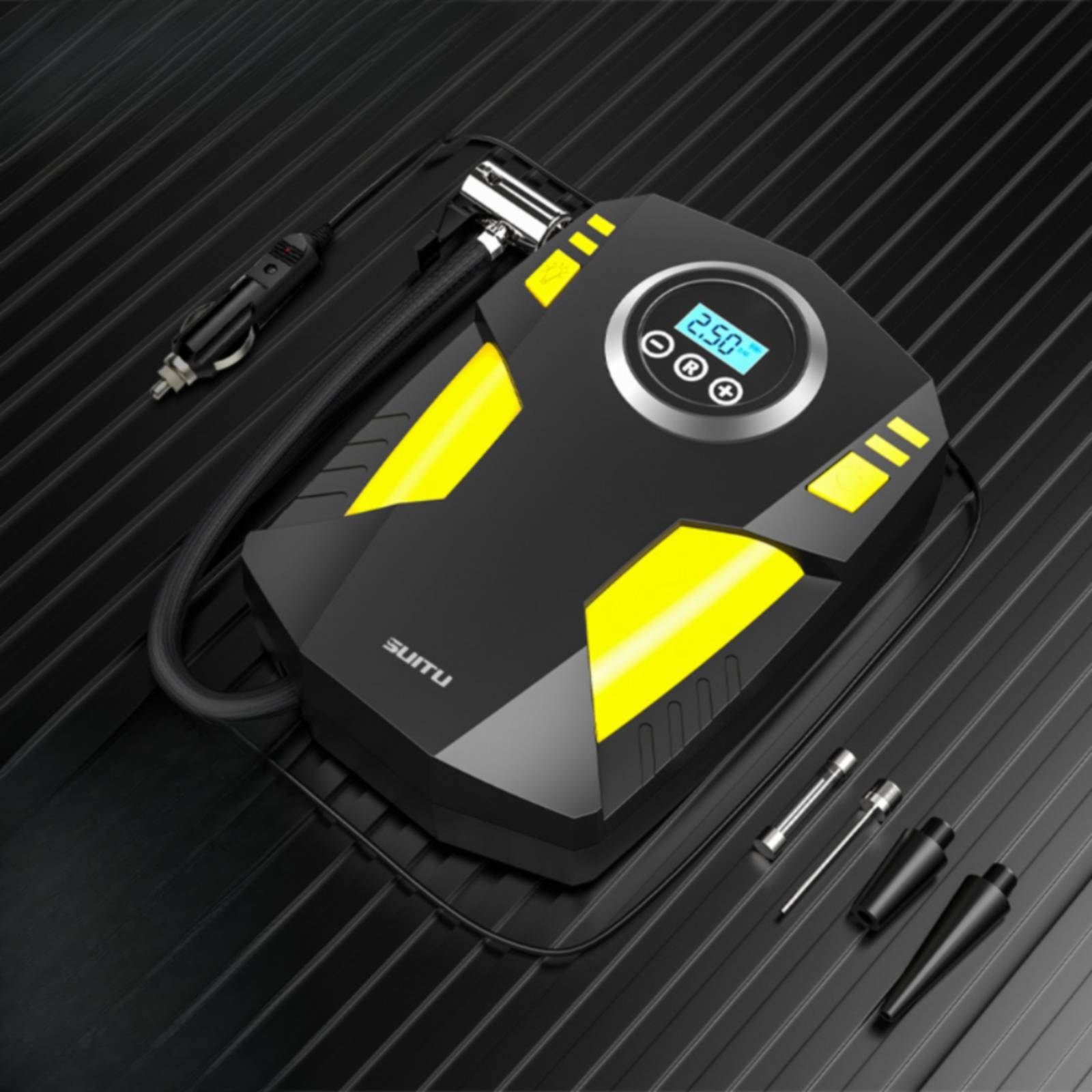 Przenośny kompresor powietrza  – Tyre Pressure Gauge recenzja i cena