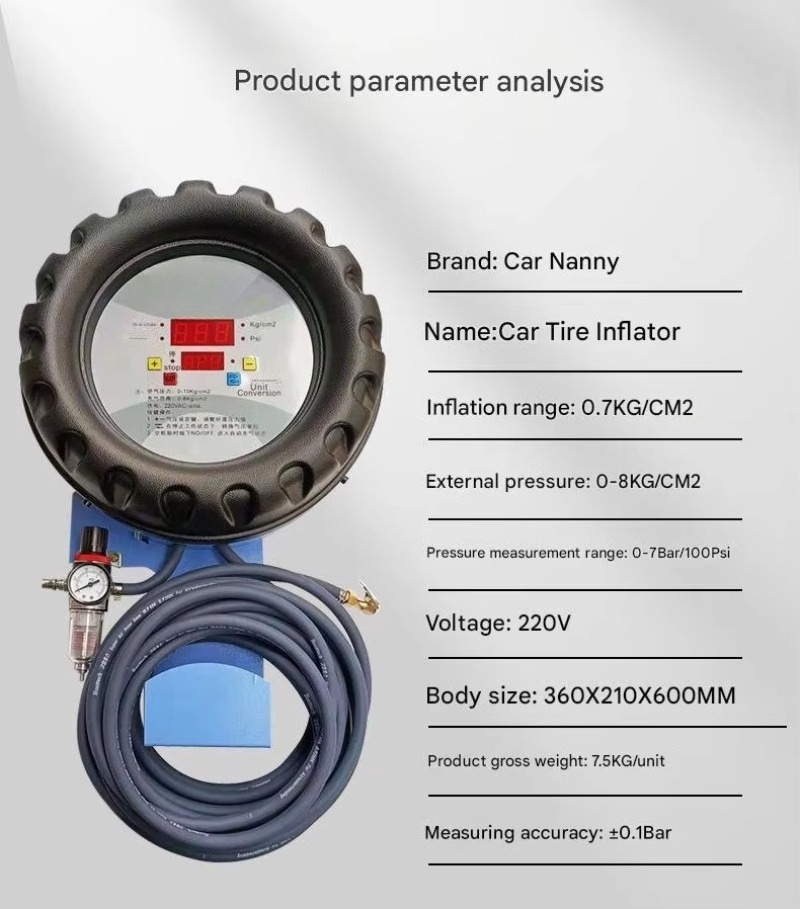 Automatyczna pompka do opon me – Tyre Pressure Gauge recenzja i cena