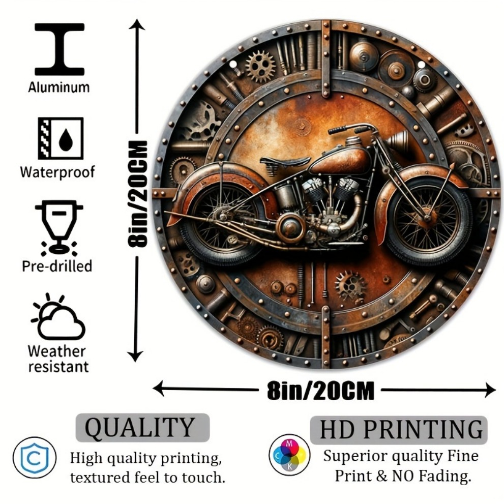 Steampunkowy Vintage Motocyklo – Motorcycle Gear Pattern recenzja i cena