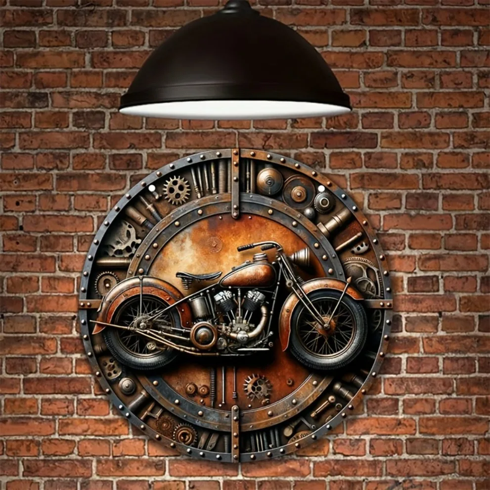 Steampunkowy Vintage Motocyklo – Motorcycle Gear Pattern recenzja i cena